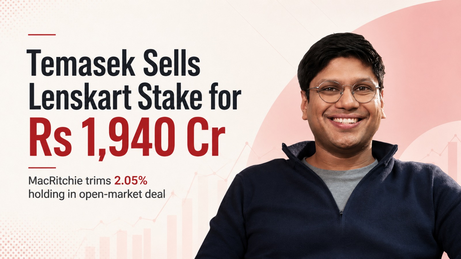 Temasek, Lenskart, MacRitchie Investments, Lenskart stake sale, SoftBank, ADIA, Peyush Bansal, secondary share sale, eyewear industry, startup news, Indian startups, stock market news
