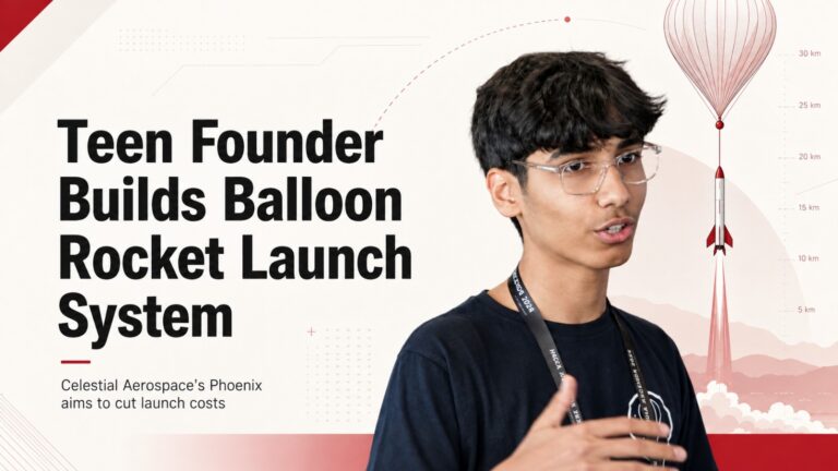 Celestial Aerospace, Shreyans Jain, Phoenix Rocket, Rockoon, Balloon Rocket, SpaceTech, DeepTech, Indian Space Startup, Rocket Launch, High Altitude Launch, Satellite Launch, Lightspeed India, Ascends 2026, Aerospace Startup, India SpaceTech