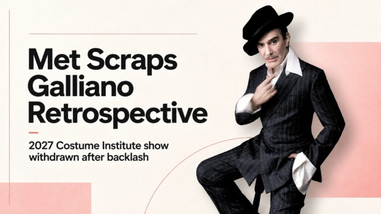 John Galliano, Anna Wintour, Met Gala 2027, Metropolitan Museum of Art, Costume Institute, John Galliano Horizons, fashion news, Met exhibition, Dior, Maison Margiela, fashion controversy, Met Gala news