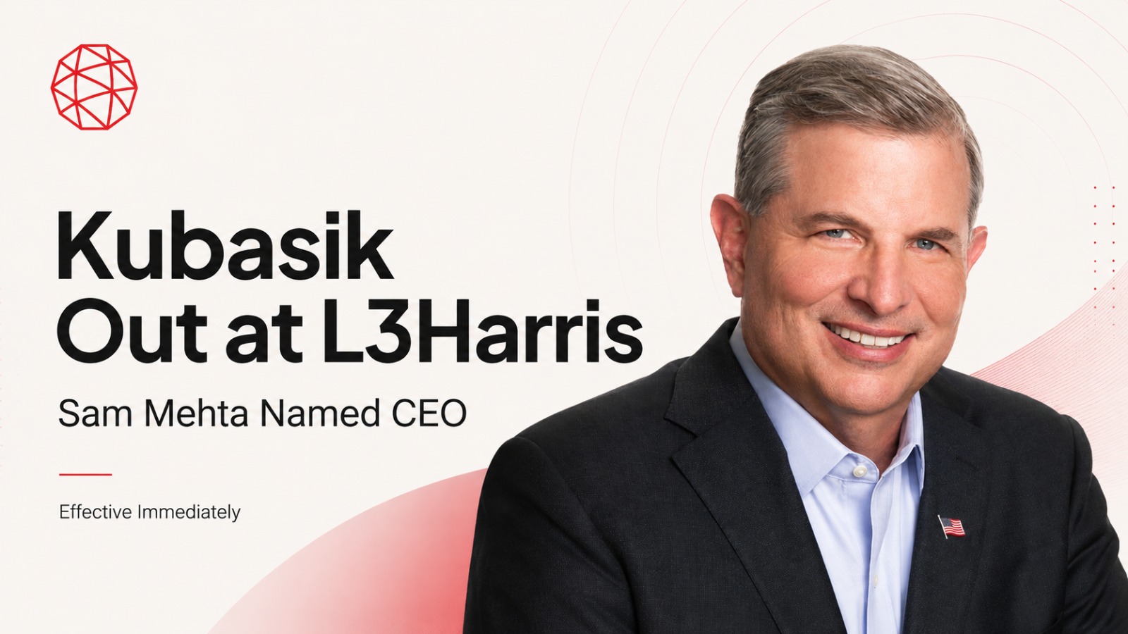 L3Harris Technologies, Christopher Kubasik, Sam Mehta, Lewis Hay III, CEO, defense industry, leadership change, Aerojet Rocketdyne,