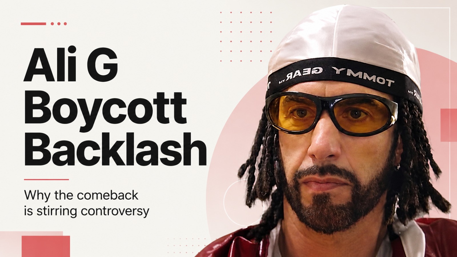 Sacha Baron Cohen, Ali G, Ali G controversy, Ali G boycott, Ali G Who Iz I, Sacha Baron Cohen new movie, Ali G comeback, NewsCord, Amazon MGM Studios, NFBIO, movie boycott, entertainment news, comedy controversy, Ali G racism controversy