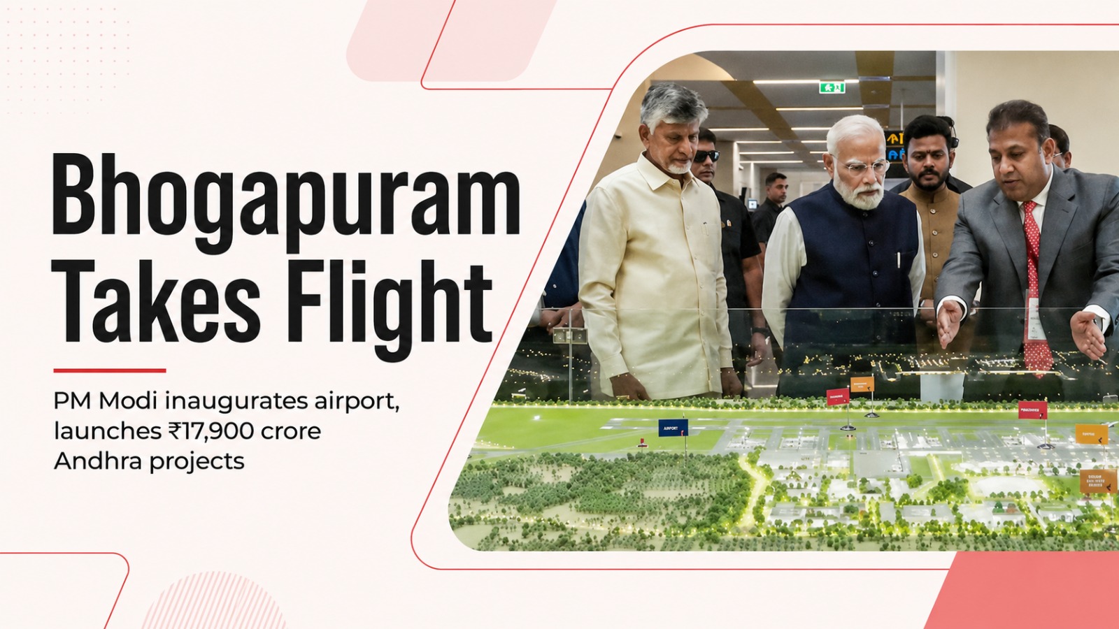alluri sitarama raju international airport, PM Narendra Modi, Bhogapuram Airport, Andhra Pradesh, Vizianagaram, GMR Group, Aviation News, Infrastructure Projects, North Andhra, Chandrababu Naidu, International Airport
