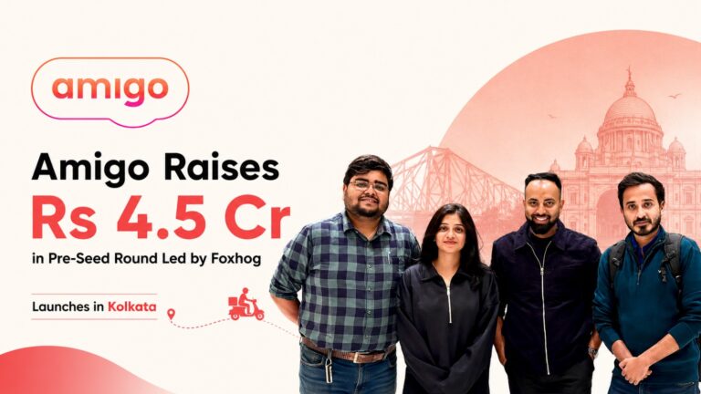 Amigo, Amigo Funding, Foxhog, Foxhog Ventures, Food Delivery Startup, Startup Funding, Pre-Seed Funding, Kolkata Startup, AI Food Discovery, Meal Delivery, Healthy Meal Subscription, Indian Startups, Startup News, FoodTech, Venture Capital