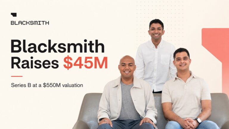 Blacksmith, Blacksmith Funding, Series B Funding, Peak XV Partners, AI Coding, AI Code Testing, Software Testing, Developer Tools, Startup Funding, Technology Startups