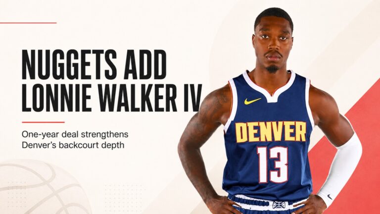Denver Nuggets, Lonnie Walker IV, NBA, NBA free agency, NBA transactions, basketball news, Maccabi Tel Aviv, Philadelphia 76ers