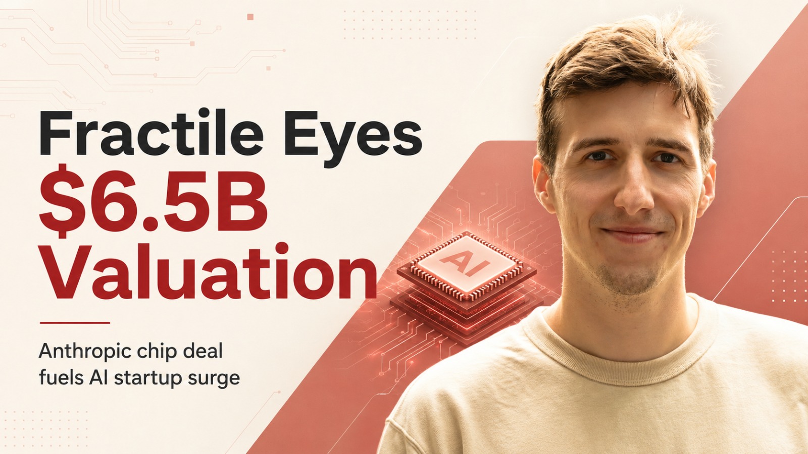 Fractile, Anthropic, AI chips, artificial intelligence, semiconductor startups, AI inference, Nvidia, Cerebras, Groq, Etched, Walter Goodwin, Accel, Founders Fund, Factorial Funds, AI funding, startup funding