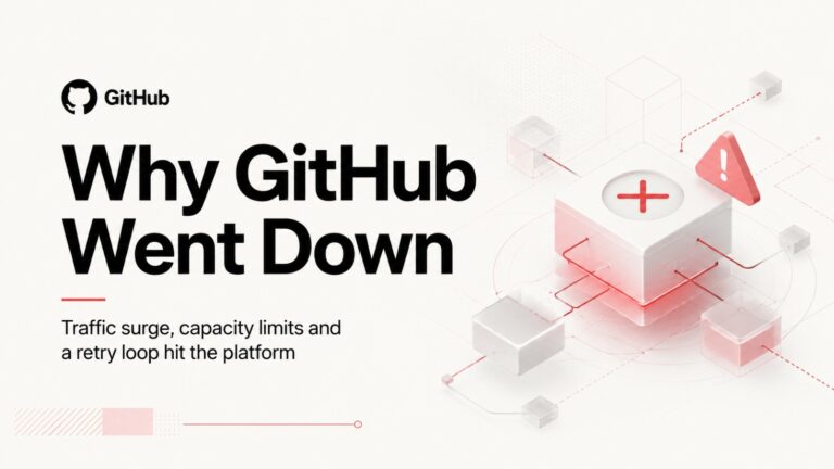 GitHub, GitHub outage, GitHub outage August 17, GitHub outage 2026, GitHub downtime, GitHub capacity failure, GitHub Central US data center, GitHub Copilot outage, GitHub Actions outage, GitHub infrastructure, Microsoft Azure, developer tools, cloud infrastructure, technology news