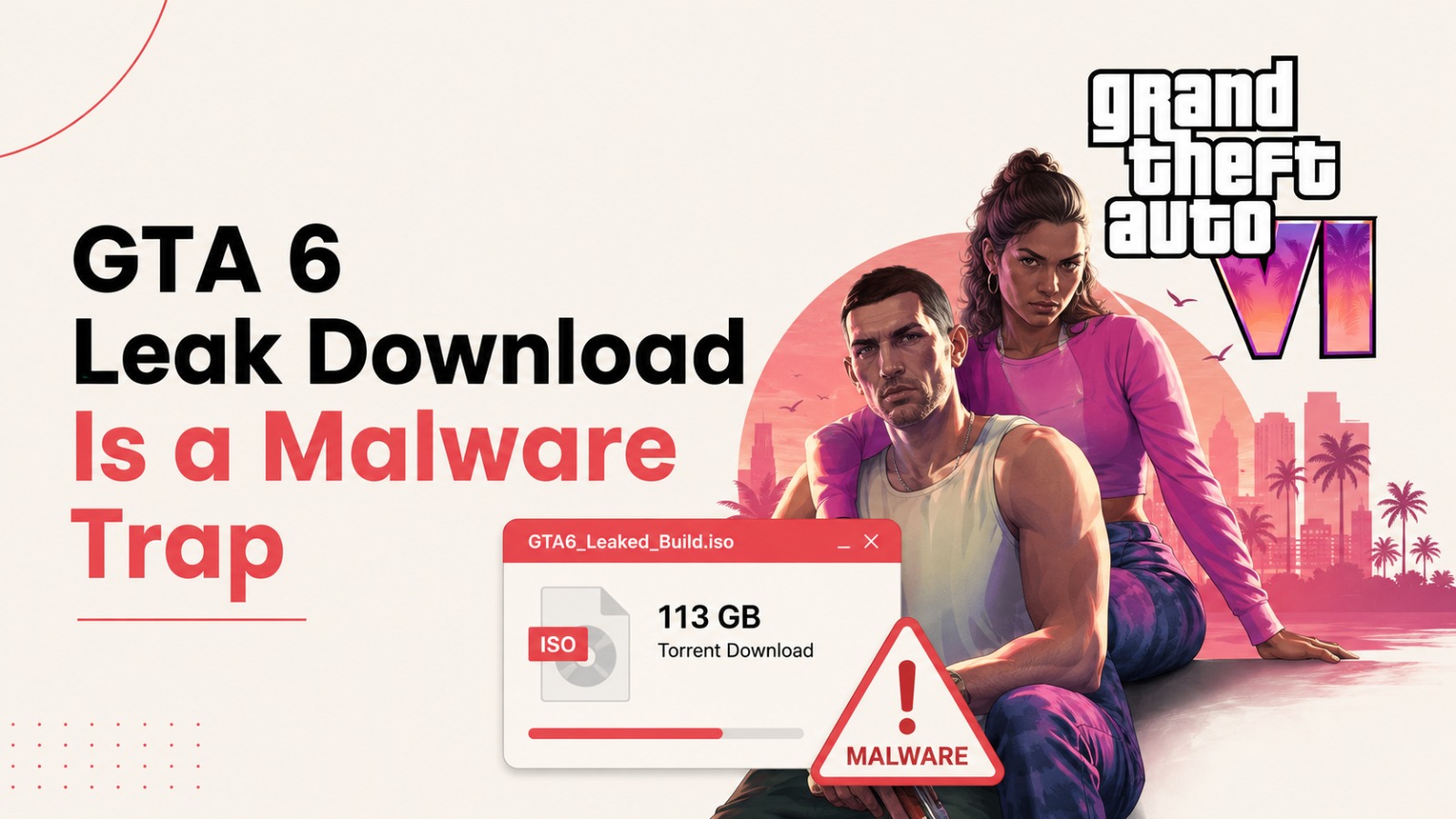 GTA 6, Grand Theft Auto 6, GTA 6 Leak, Rockstar Games, Take-Two Interactive, Malware, Cybersecurity, Gaming News