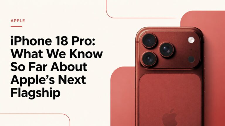 iPhone 18 Pro, iPhone 18 Pro Max, Apple, Apple iPhone, iPhone 18, iPhone 18 rumors, A20 chip, iPhone camera, iPhone battery