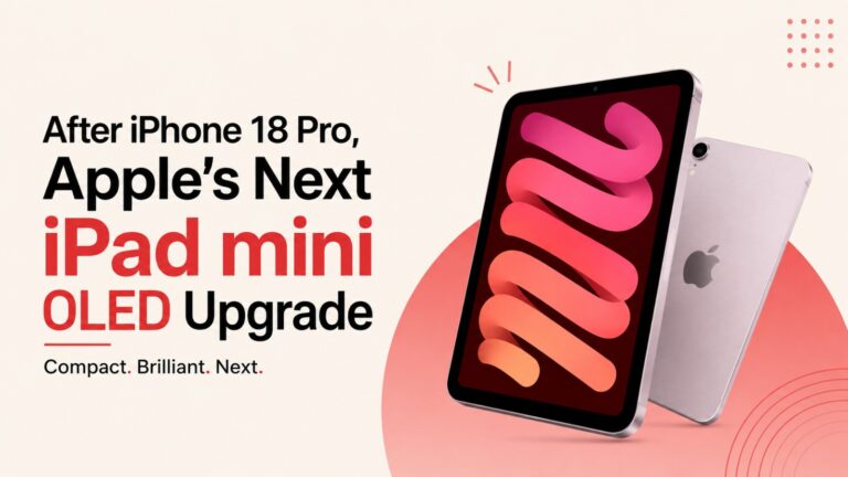 Apple, iPad Mini, OLED Display, Apple iPad, iPad Mini OLED, Apple 2026, iPhone 18 Pro, Technology News