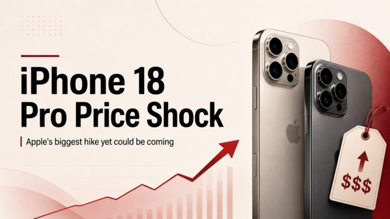 iPhone 18 Pro, iPhone 18 Pro price, Apple iPhone price hike, iPhone 18 Pro India price, Apple A20 Pro chip, TSMC 2nm chip, iPhone 18 Pro features, iPhone 18 Pro launch, Apple news, smartphone news