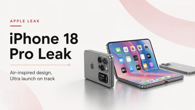 Apple leak, iPhone 18 Pro, iPhone 18 Pro design leak, iPhone Air, iPhone Ultra, foldable iPhone, Apple foldable iPhone, iPhone launch leak