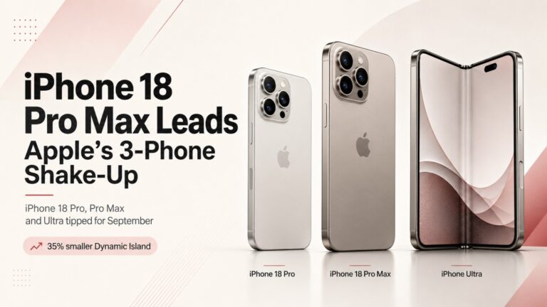 iPhone 18 Pro Max, iPhone 18 Pro Max leak, iPhone 18 Pro, iPhone 18 Pro leak, iPhone Ultra, iPhone Ultra leak, Apple iPhone leak, Apple September launch, A20 Pro chip, 35% smaller Dynamic Island, foldable iPhone, Apple C2 modem