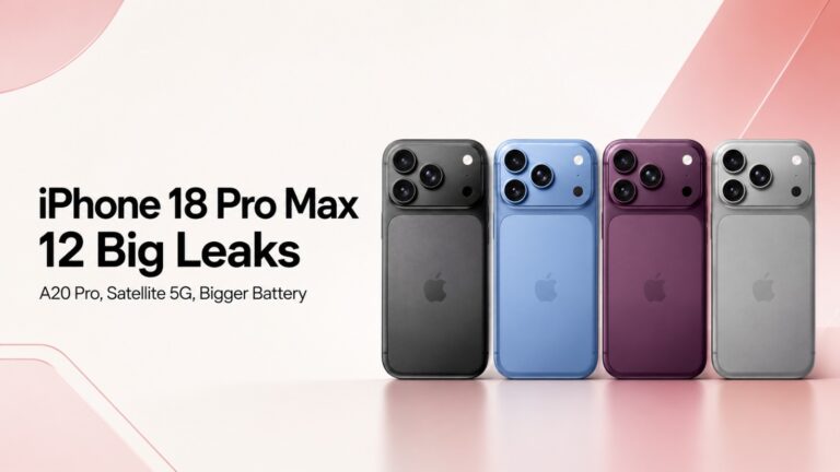 iPhone 18 Pro Max, iPhone 18 Pro, iPhone 18 Pro Max leaks, iPhone 18 Pro leaks, Apple iPhone 18, A20 Pro chip, iPhone satellite 5G, iPhone 18 Pro Max battery, iPhone 18 Pro Max camera, iPhone 18 Pro Max features, Apple C2 modem, iPhone 18 Pro Max launch, Apple leaks, iPhone 18 rumors