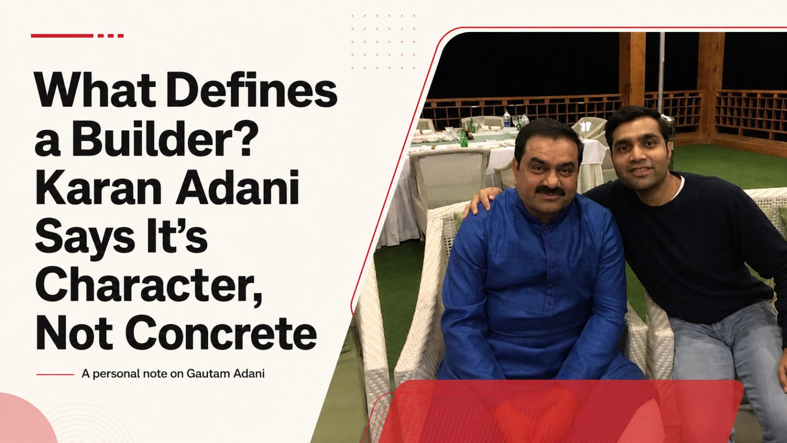 Karan Adani, Gautam Adani, Adani Group, Gautam Adani News, Karan Adani Post, Adani Group News, Business Leaders, Corporate India, Indian Business, Gautam Adani Latest News