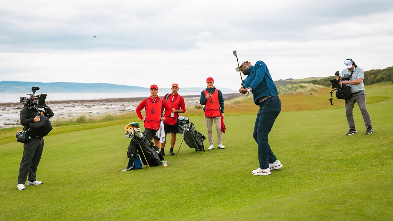 LeBron James, Youtube, LeBron James Golf, LeBron James YouTube, YouTube Golf, Cleveland Cavaliers, Cavaliers Reunion, J.R. Smith, Kevin Love, Richard Jefferson, Channing Frye, Tristan Thompson, Golf, NBA, Scotland Golf, Celebrity Golf
