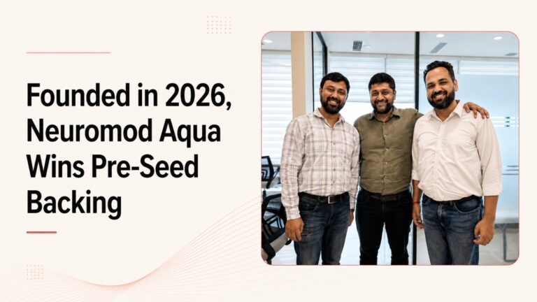 Neuromod Aqua, Porush Jain, Sportskeeda, Neuromod Aqua funding, pre-seed funding, startup funding, wastewater treatment, water infrastructure, sewage treatment, effluent treatment, Delhi NCR startups, Anuj Arora, Anand Dad, MBBR, MBR, SBR, Indian startups, cleantech startups