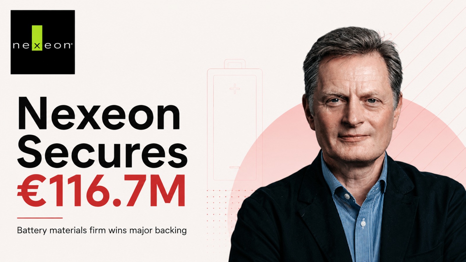 Nexeon, Scott Brown, Nexeon funding, BatteryTech, silicon anode batteries, silicon battery materials, National Wealth Fund, Korea Development Bank, Honda Xcelerator Ventures, battery technology, lithium-ion batteries, EV batteries, UK battery industry, battery manufacturing, energy storage, advanced manufacturing