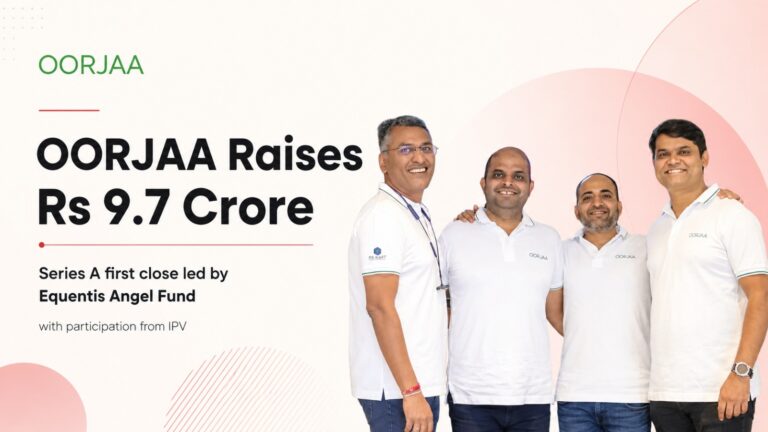OORJAA, Equentis Angel Fund, Series A Funding, Logistics Startup, Startup Funding, Inflection Point Ventures, Datashastra, Logistics Technology, AI Logistics, SaaS