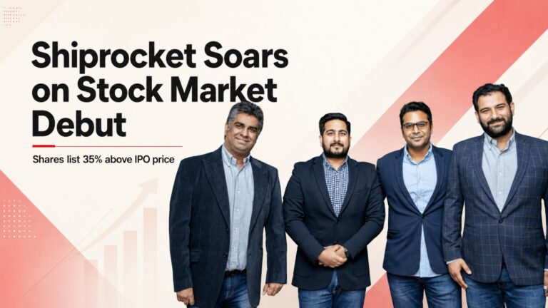 Shiprocket, Shiprocket IPO, Shiprocket listing, Shiprocket share price, Shiprocket NSE listing, Shiprocket BSE listing, Shiprocket IPO subscription, Shiprocket stock market debut, IPO news, startup IPO, logistics startup, ecommerce logistics, Temasek, Eternal, Indian startups