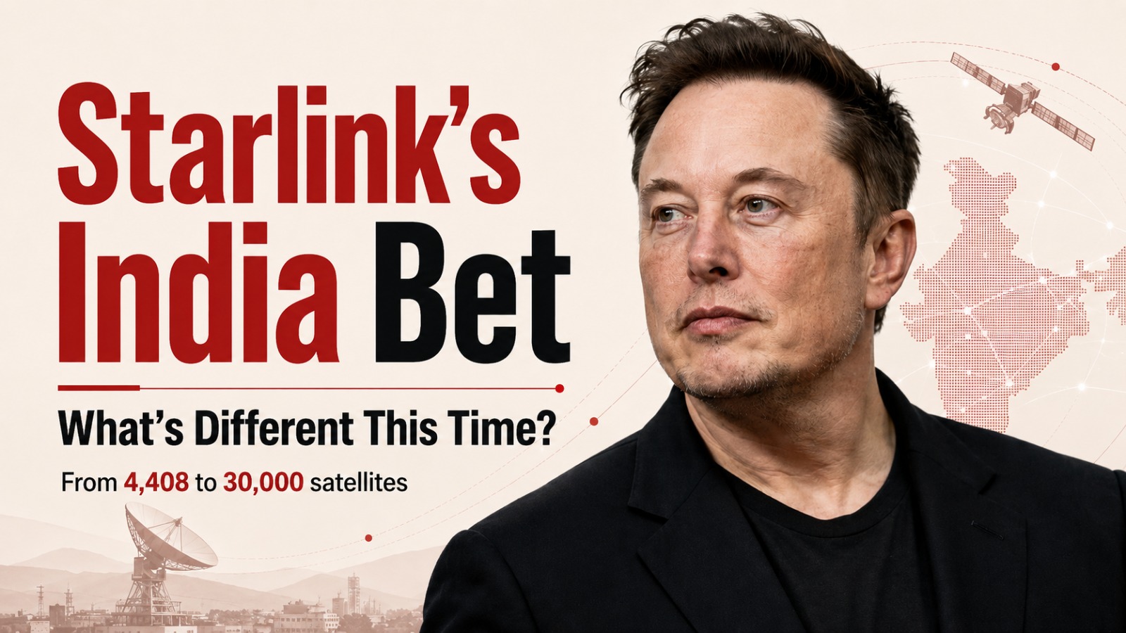 Elon Musk, Starlink, Starlink India, Starlink Gen 2, Satellite Internet India, Direct-to-Device Connectivity, D2D Connectivity, IN-SPACe, SpaceX, Low Earth Orbit Satellites, LEO Satellites, Satellite Communication, India Telecom, Satellite Broadband, Space Technology