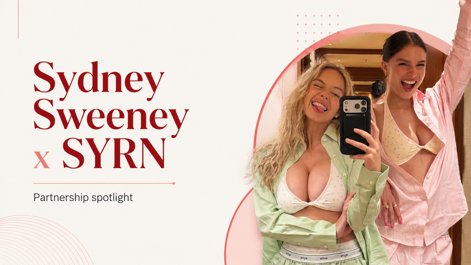 Sydney Sweeney, SYRN, Sydney Sweeney SYRN, SYRN lingerie, Seductress collection, Romantic collection, butterfly-wing lace, celebrity fashion, lingerie campaign, fashion campaign, Sydney Sweeney fashion