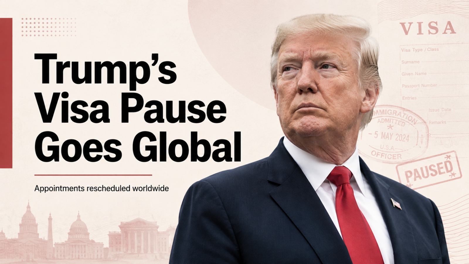 US visa appointments, US visa pause, Trump administration visa policy, immigrant visa applications, US immigration, State Department visa training, visa appointments rescheduled, US visa processing, immigrant visa pause, US embassies and consulates, public benefits screening, Donald Trump immigration policy, US visa applicants, visa interview delays, US immigration crackdown