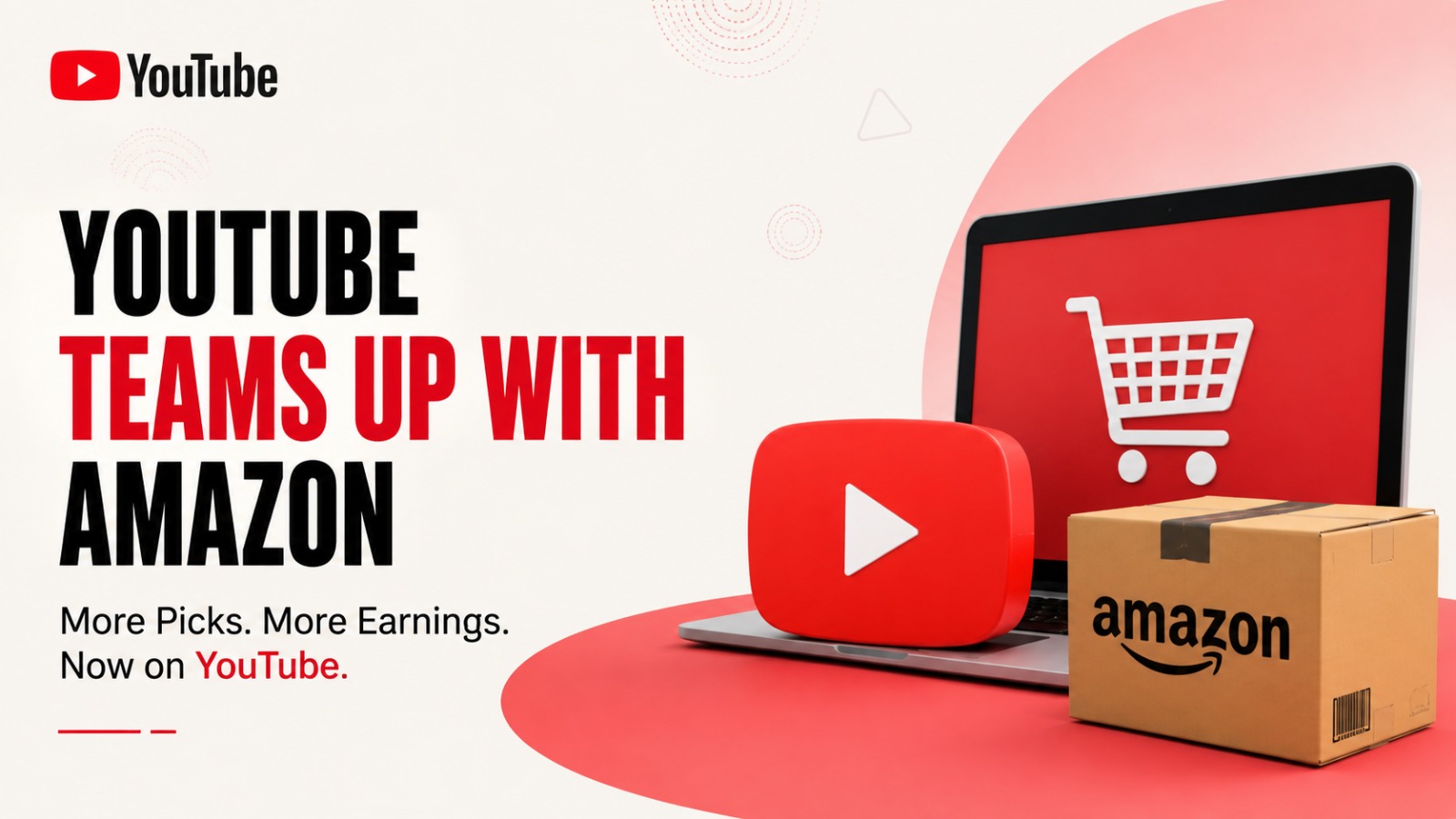 YouTube, Amazon, YouTube Shopping, affiliate programme, creators, Amazon Associates, Amazon Influencer Programme, creator economy, online shopping, affiliate marketing