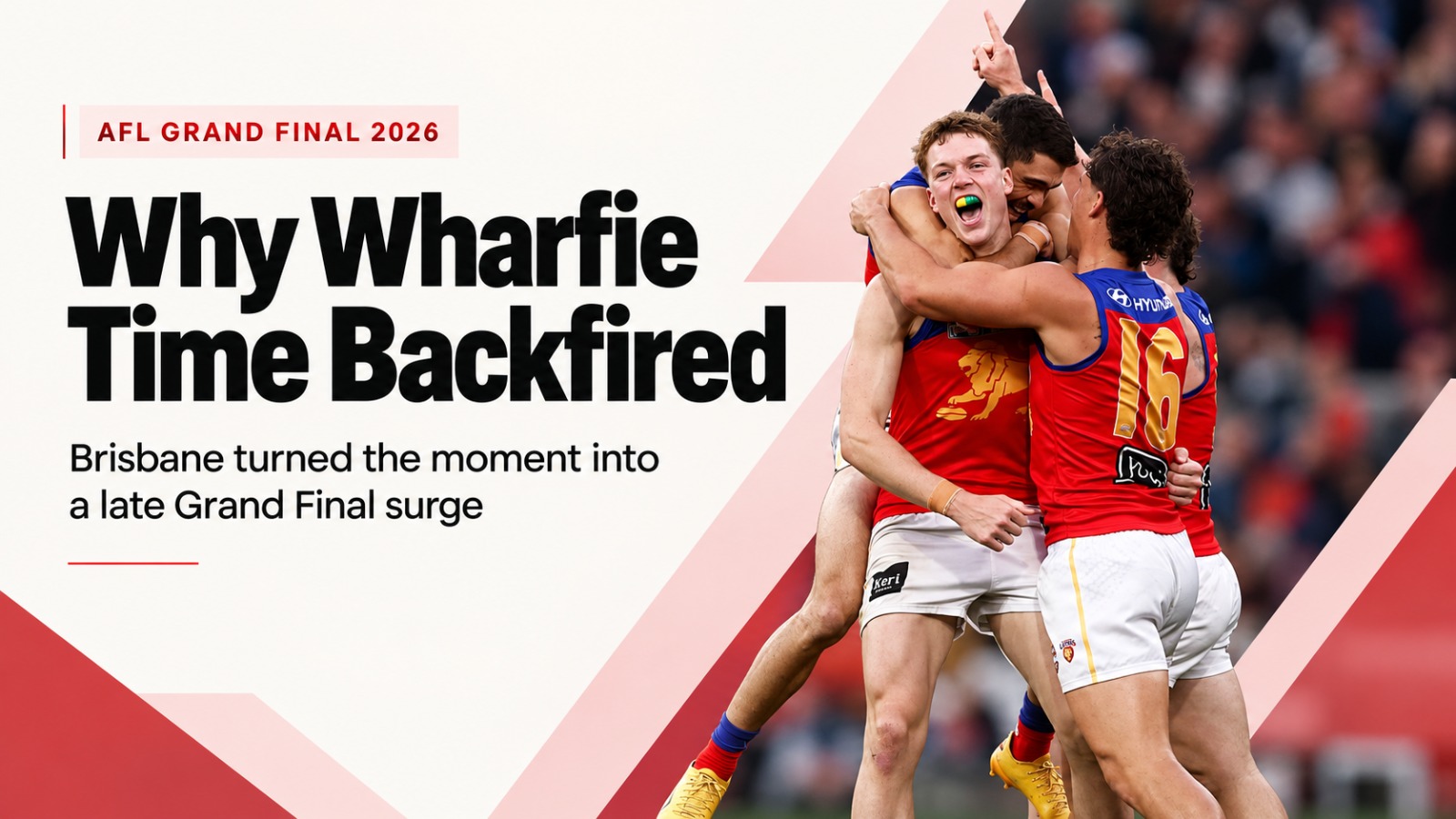 Wharfie Time, Brisbane Lions, Fremantle Dockers, AFL Grand Final 2026, Brisbane vs Fremantle, Josh Dunkley, Lachie Neale, Will Ashcroft, Logan Morris, Chris Fagan, AFL news, Brisbane Lions premiership, Fremantle Wharfie Time, AFL Grand Final comeback, Brisbane Lions three-peat