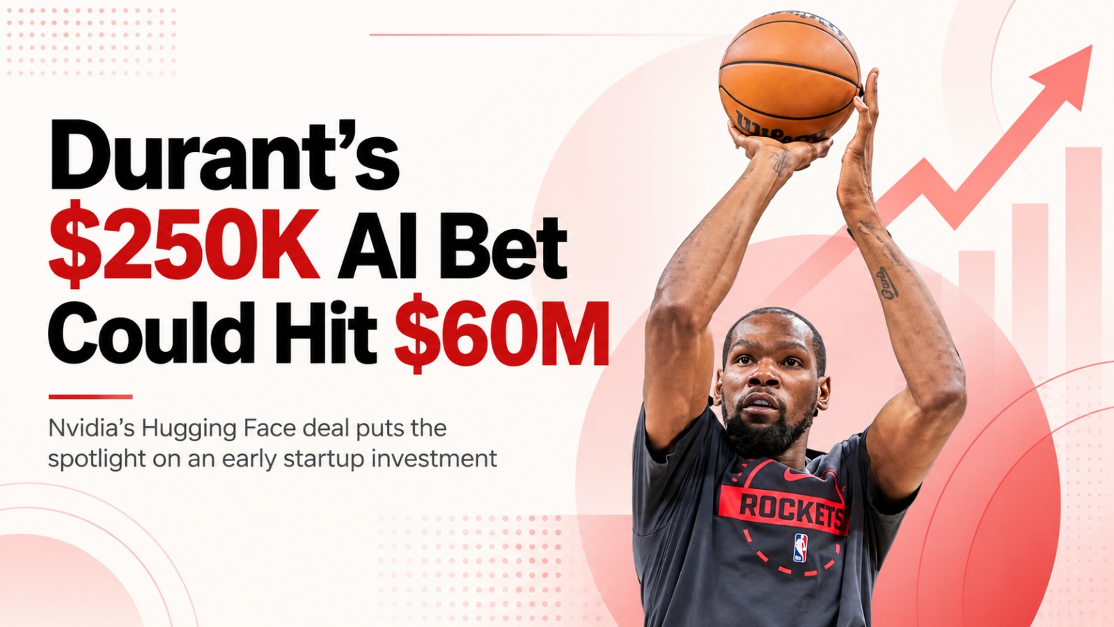 Kevin Durant, Hugging Face, Nvidia, Nvidia acquisition, Kevin Durant investment, Thirty Five Ventures, Rich Kleiman, AI startup, artificial intelligence, open source AI, startup investment, venture capital, tech investment, Hugging Face acquisition, Nvidia Hugging Face deal