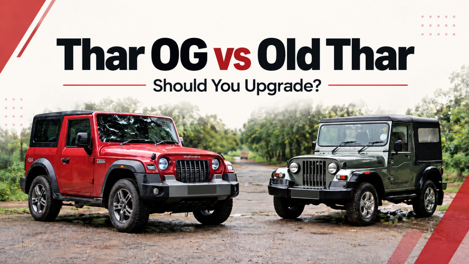 Mahindra Thar OG, Mahindra Thar OG vs Thar, Old Thar vs Thar OG, Mahindra Thar upgrade, Should You Upgrade Thar, Thar OG Price, Thar OG Features, Thar OG Engine Options, Thar OG RWD, Thar OG AWD, Mahindra Thar 2026, Thar OG India, Mahindra SUV, New Mahindra Thar, Thar OG Review