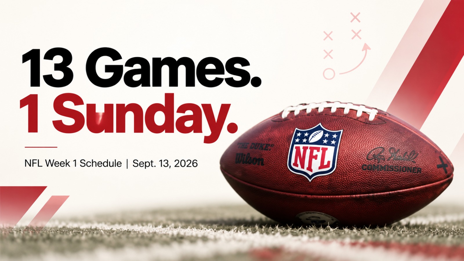 NFL Games Today September 13, 2026: Week 1 Schedule, Kickoff Times & TV ...