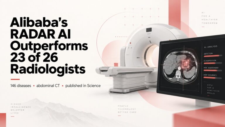 Alibaba, DAMO Academy, RADAR AI, Radiology AI, Medical AI, CT Scan AI, Artificial Intelligence, Healthcare AI, Medical Imaging,