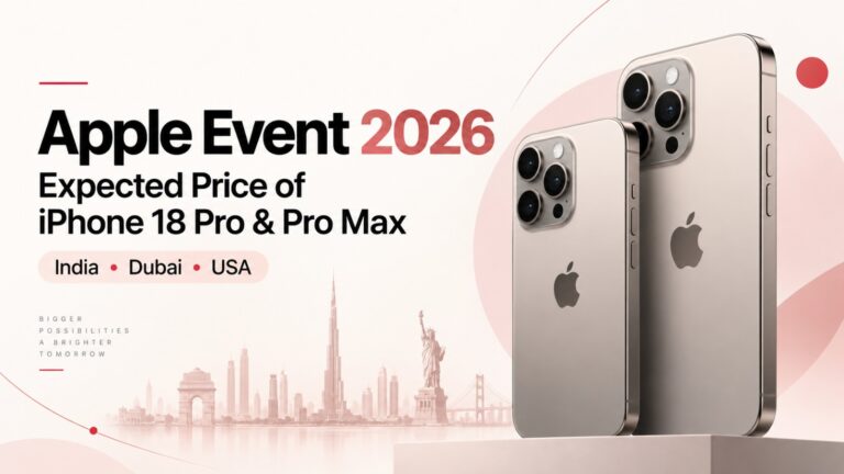 iPhone 18 Pro, iPhone 18 Pro Max, Apple Event 2026, iPhone 18 Pro price in India, iPhone 18 Pro Max price in India, iPhone 18 Pro price in Dubai, iPhone 18 Pro Max price in Dubai, iPhone 18 Pro price in USA, iPhone 18 Pro Max price in USA, iPhone 18 Pro expected price, iPhone 18 Pro Max expected price, Apple iPhone 18 Pro, iPhone 18 Pro specs, iPhone 18 Pro Max specs, A20 Pro chip