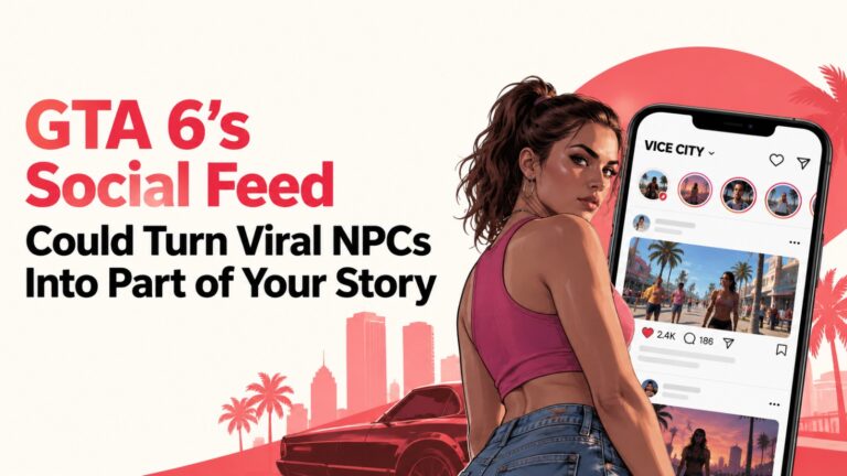 GTA 6, GTA 6 social media, GTA 6 social feed, GTA 6 NPCs, GTA 6 Vice City, GTA 6 phone, GTA 6 gameplay, Grand Theft Auto 6, Rockstar Games, GTA 6 features, Leonida, GTA 6 Real Dimez