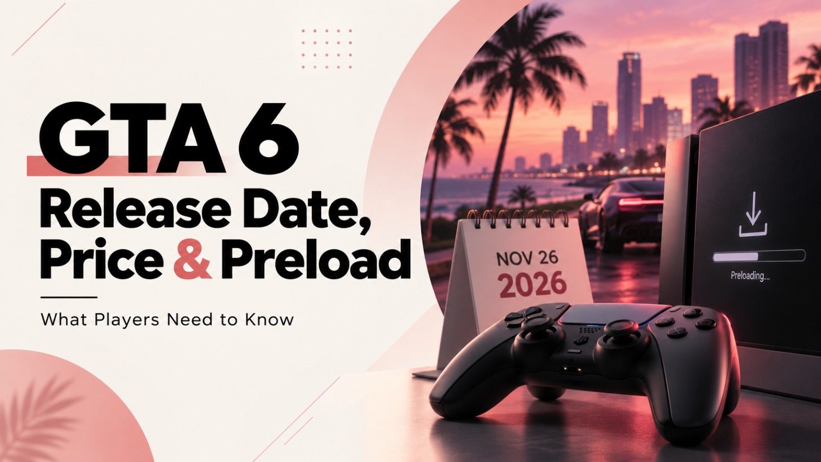 GTA 6, GTA 6 release date, GTA 6 launch date, GTA 6 preload, GTA 6 preload date, GTA 6 price, GTA 6 editions, GTA 6 Ultimate Edition, GTA 6 Standard Edition, GTA 6 platforms, GTA 6 PS5, GTA 6 Xbox Series X, GTA 6 Xbox Series S, Rockstar Games, Grand Theft Auto 6, GTA 6 launch guide, GTA 6 November 19, GTA 6 November 12
