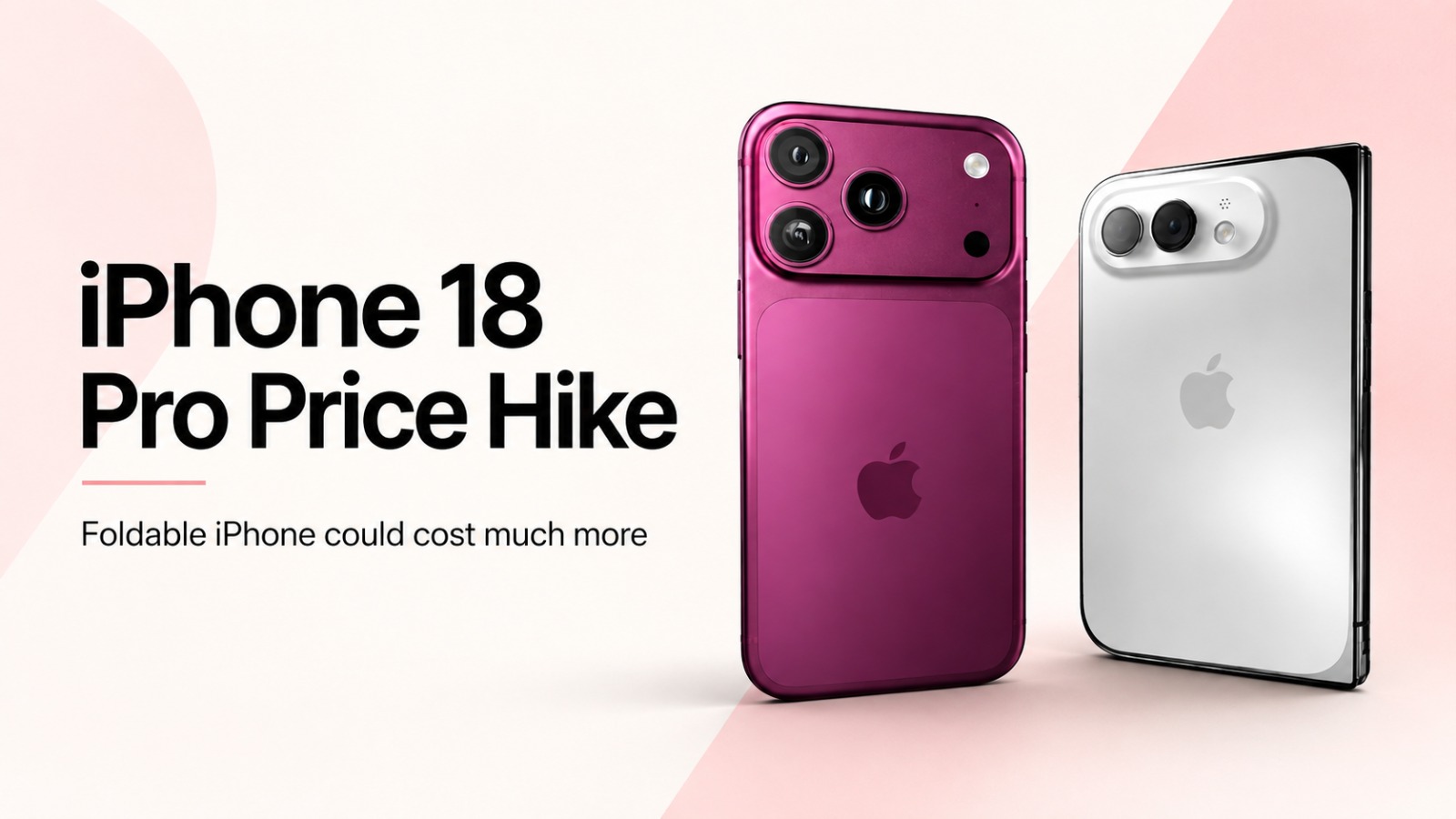 iPhone 18 Pro, iPhone 18 Pro Max, iPhone 18 Ultra, Apple Foldable iPhone, Apple iPhone 18, iPhone 18 Price, Apple, Foldable iPhone, iPhone Launch
