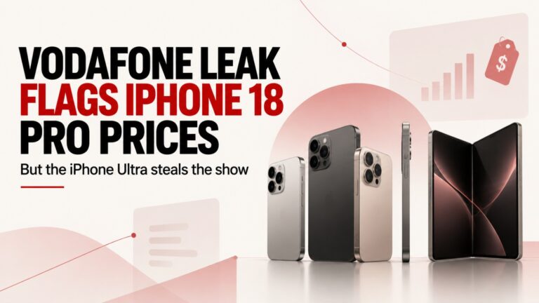 iPhone 18 Pro, iPhone 18 Pro Max, iPhone Ultra, Vodafone Egypt, iPhone 18 price leak, iPhone Ultra price, Apple foldable iPhone, Apple price leak, iPhone 18 series, Vodafone leak, Apple iPhone, iPhone leaks
