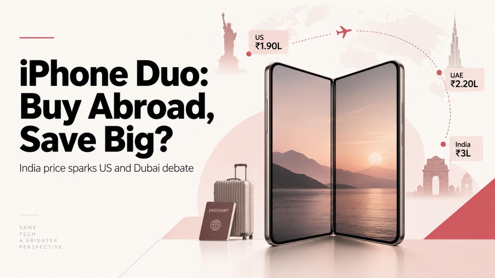 iPhone Duo, iPhone Duo price in India, iPhone Duo India price, iPhone Duo US price, iPhone Duo Dubai price, iPhone Duo UAE price, iPhone Duo price comparison, iPhone Duo cheaper in US, iPhone Duo cheaper in Dubai, Apple iPhone Duo, iPhone price India vs US, iPhone price India vs Dubai, buy iPhone Duo abroad, iPhone Duo Rs 3 lakh, Apple India pricing
