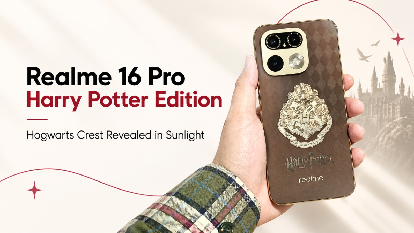 Realme 16 Pro Harry Potter Edition, Realme Harry Potter Edition, Realme 16 Pro, Realme Harry Potter Phone, Realme 16 Pro Price in India, Harry Potter Smartphone, Realme Buds T500 Pro Harry Potter Edition, Realme Limited Edition Phone, Hogwarts Smartphone, Realme Launch 2026, Realme Flipkart Sale