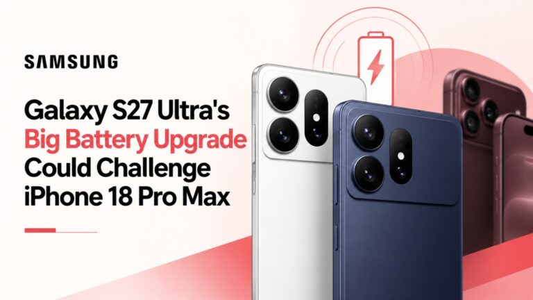 Samsung Galaxy S27 Ultra, Galaxy S27 Ultra battery, Samsung Galaxy S27 Ultra 5700mAh battery, iPhone 18 Pro Max, Galaxy S27 Ultra vs iPhone 18 Pro Max, Samsung flagship 2027, Galaxy S27 Ultra leaks, Samsung battery upgrade, Galaxy S27 Pro, Samsung S Pen, Galaxy S27 Ultra launch date, Samsung M16 display