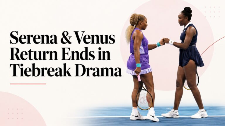 Serena Williams, Venus Williams, Serena Williams US Open, Serena Williams comeback, Serena Williams 2026, Serena and Venus Williams, Williams sisters, US Open 2026, US Open doubles, Hao-Ching Chan, Maya Joint, women’s tennis, tennis news, Grand Slam tennis