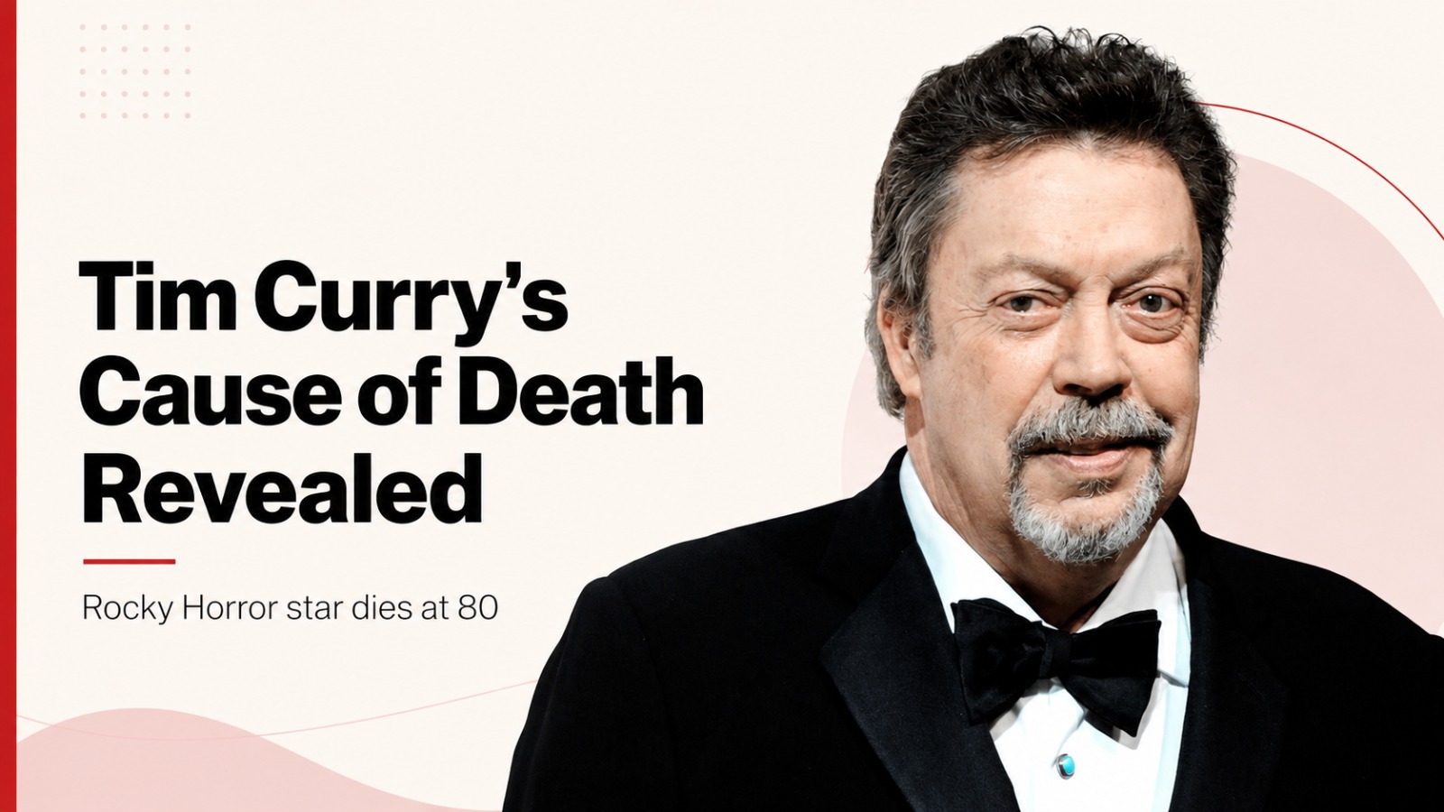 Tim Curry, Tim Curry cause of death, Tim Curry death, Tim Curry dies at 80, Rocky Horror Picture Show, Tim Curry health, Tim Curry stroke, Tim Curry kidney cancer, coronary artery disease, Tim Curry latest news, celebrity death news, Hollywood news