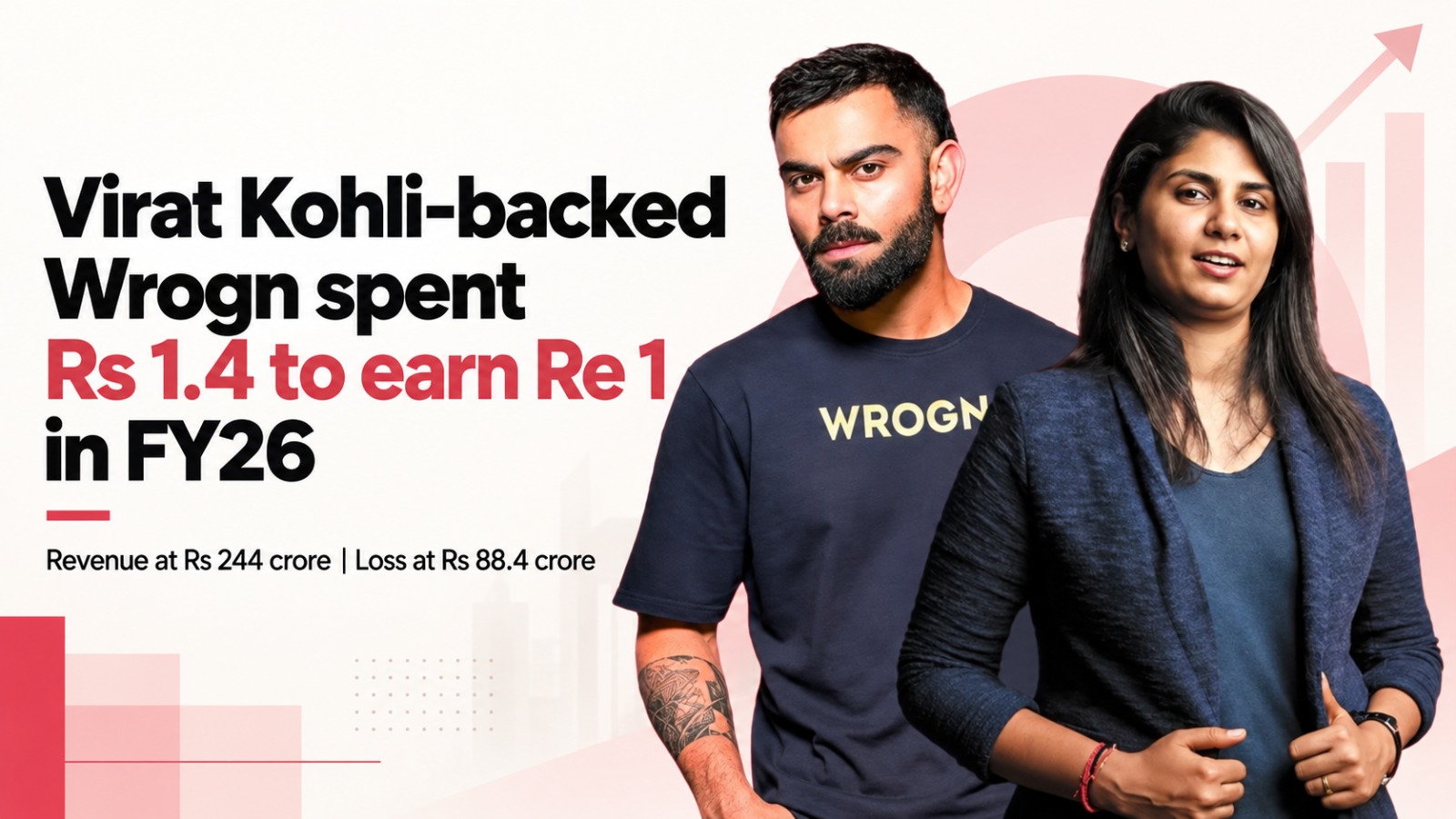 Wrogn, Virat Kohli, Wrogn FY26, Wrogn Financials, Wrogn Revenue, Wrogn Loss, Universal Sportsbiz, USPL, Virat Kohli Investments, Wrogn Advertising Spend, Wrogn GMV, Indian Fashion Brands, Fashion Startup India, Startup Financials