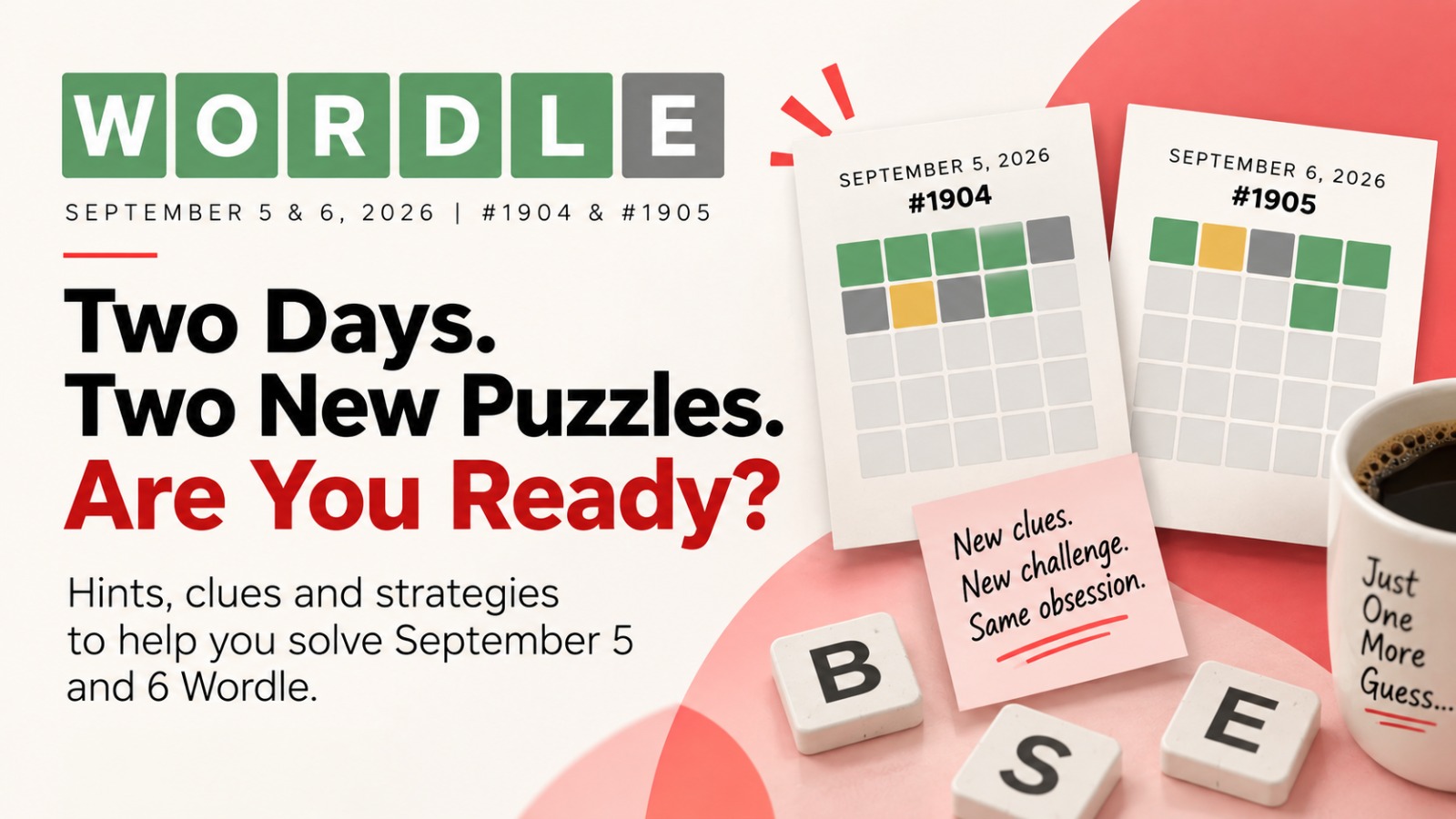 Wordle, Wordle Today, Wordle Answer Today, Wordle September 5 2026, Wordle 1904, Wordle Hints, Wordle Clues, NYT Wordle, Wordle Answer, Daily Wordle, Wordle September 6 2026