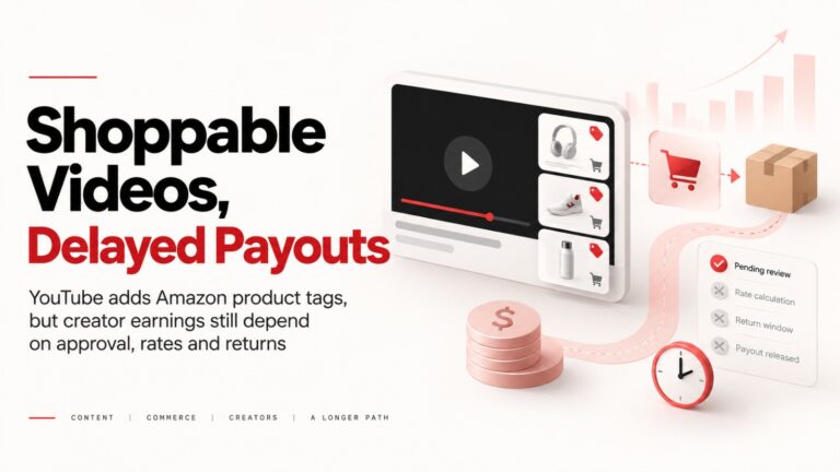 YouTube, Amazon, YouTube Shopping, Amazon Product Tags, YouTube Creators, Amazon Influencer Program, Amazon Associates, Creator Economy, Affiliate Marketing, YouTube Affiliate Program, YouTube Shorts, YouTube Monetization, Amazon Affiliate Earnings, Creator Commerce, Social Commerce