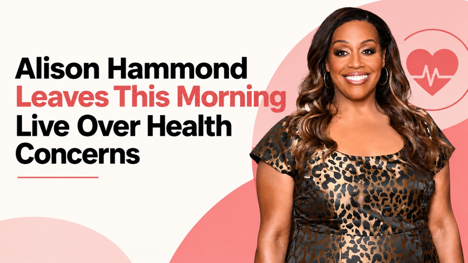 Alison Hammond, This Morning, Alison Hammond Health Update, ITV This Morning, Alison Hammond Hospital Visit