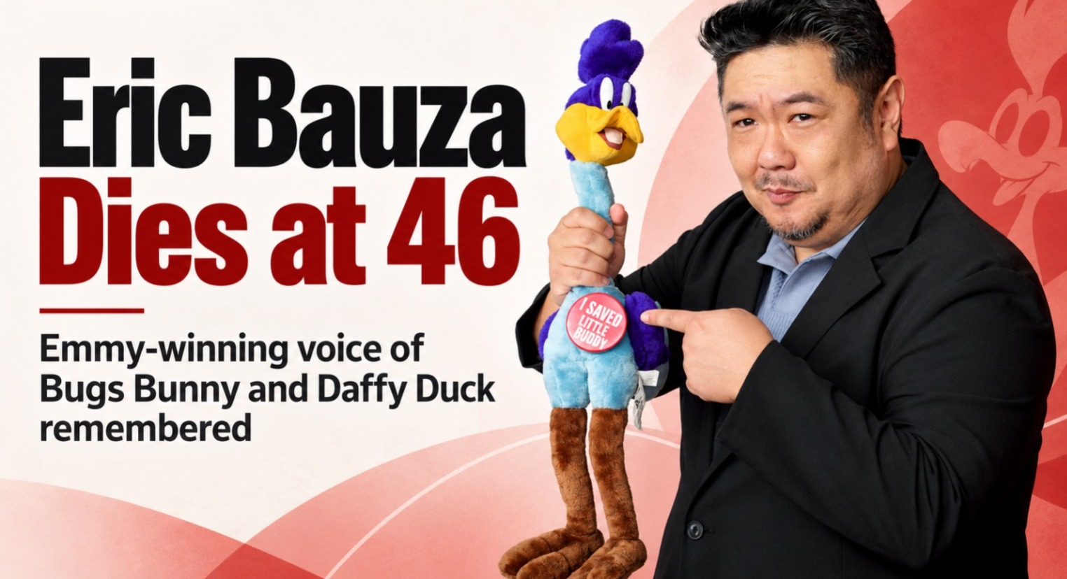 Eric Bauza, Eric Bauza Death, Eric Bauza Cause of Death, Eric Bauza Dies at 46, Looney Tunes, Bugs Bunny, Daffy Duck, Voice Actor, Warner Bros Animation, Hollywood News, Celebrity Deaths, Entertainment News