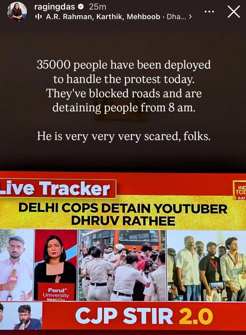 Google for Startups India Head Ragini Das Shares ‘Petty Tyrant’ Post Amid Delhi Protest Against CEC Gyanesh Kumar WhatsApp Image 2026 10 10 at 10.17.59 AM
