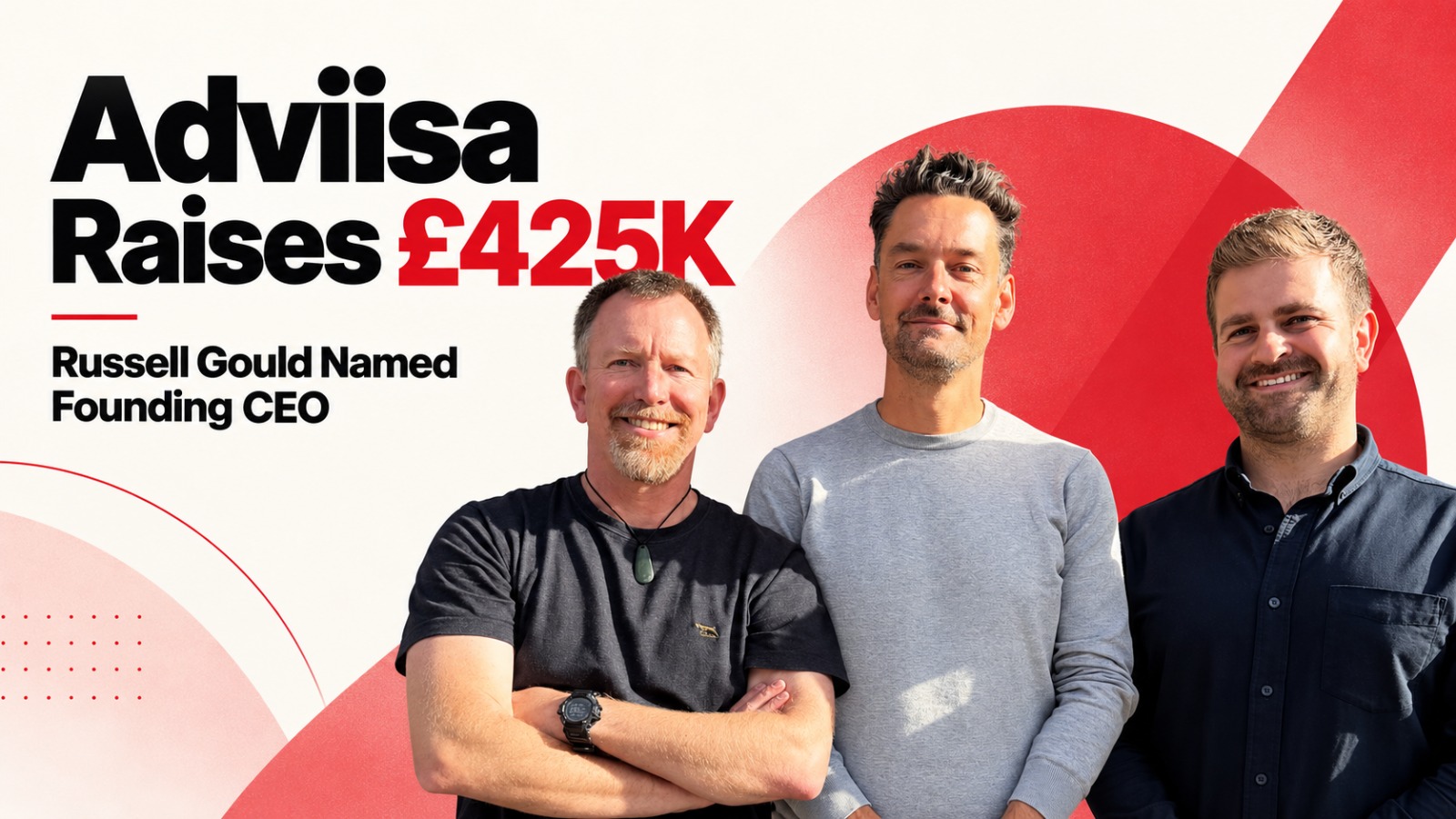 Adviisa, Russell Gould, Cambridge startups, UK startups, startup funding, angel investment, £425k funding, business technology, SaaS startups, Cambridge tech, Dominic Anthony, Robert Levett, startup CEO, UK angel investors, business advisory technology